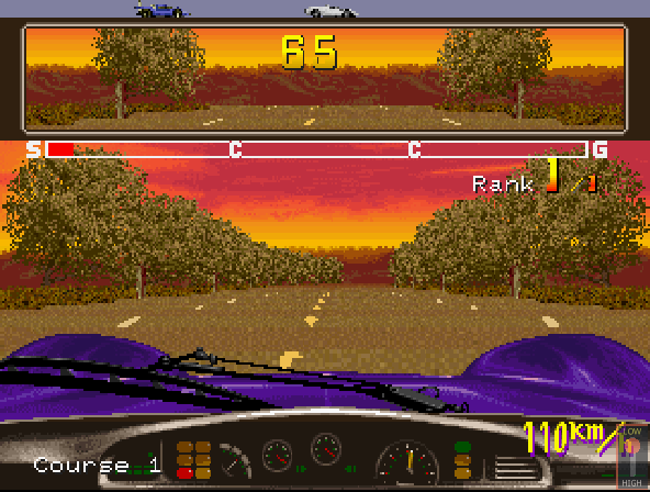 Rad Rally (World) Screenshot 1